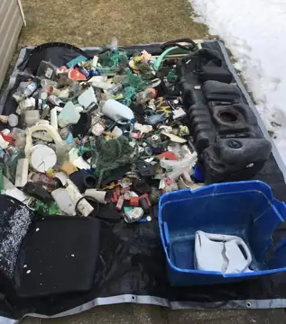 Photo 2 of 5 from the Lance Cove shoreline, CBS post, January 25, 2023